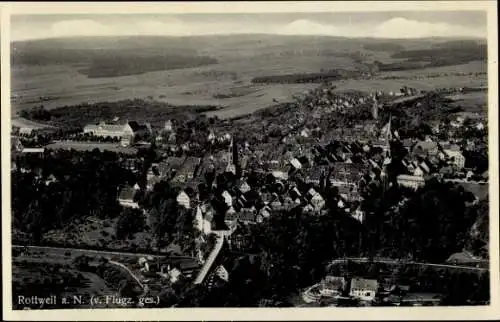 Ak Rottweil am Neckar, Fliegeraufnahme