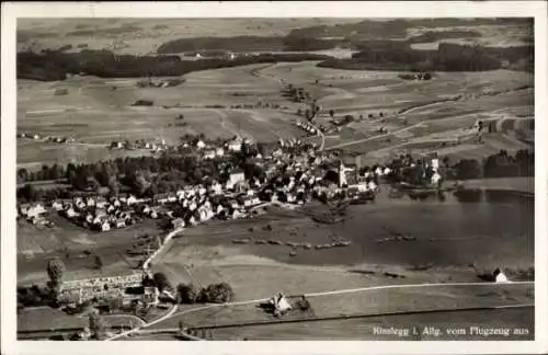 Ak Kißlegg im Allgäu, Fliegeraufnahme