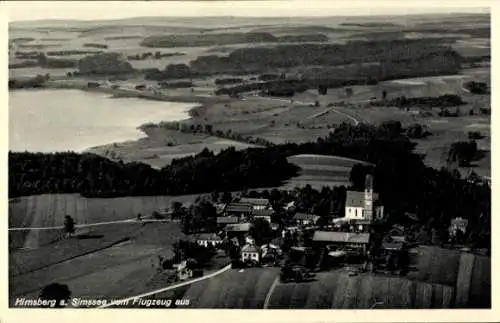 Ak Hirnsberg Bad Endorf im Chiemgau Oberbayern, Fliegeraufnahme