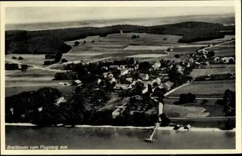 Ak Breitbrunn Herrsching am Ammersee, Fliegeraufnahme