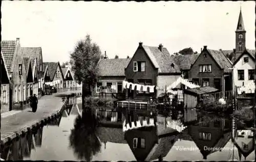 Ak Volendam Nordholland Niederlande, Dorpscentrum