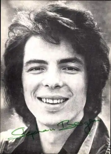 Ak Sänger Stephan Bergen, Portrait, Autogramm