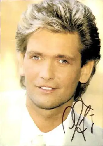 Ak Sänger Olaf Berger, Portrait, Autogramm