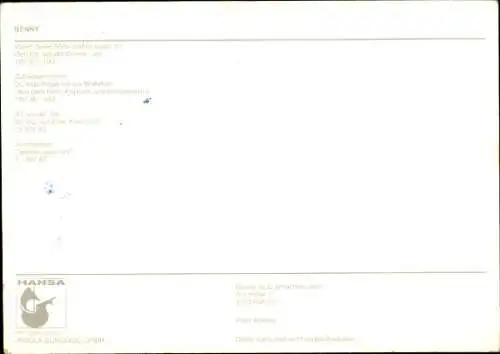 Ak Sänger Benny, Portrait, Autogramm