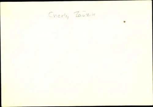 Ak Sänger Charly Baudite, Portrait, Autogramm