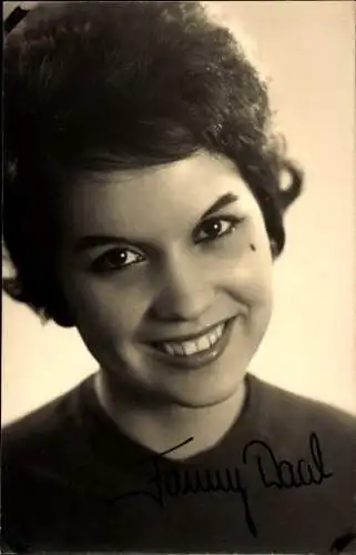 Ak Schauspielerin Fanny Daal, Portrait, Autogramm