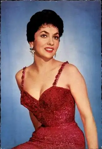 Sammelbild Schauspielerin Gina Lollobrigida, Portrait, Anna von Brooklyn