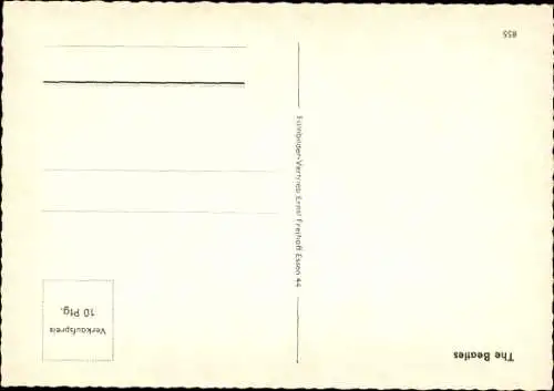 Ak Musikgruppe The Beatles, John, Paul, George, Ringo