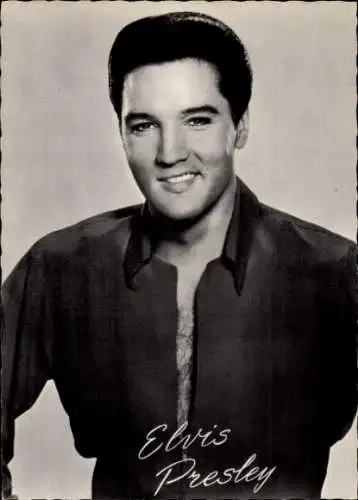 Ak Schauspieler und Sänger Elvis Presley, Portrait