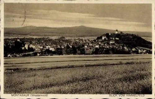 Ak Montabaur im Westerwald, Panorama, Blick vom Himmelfeld