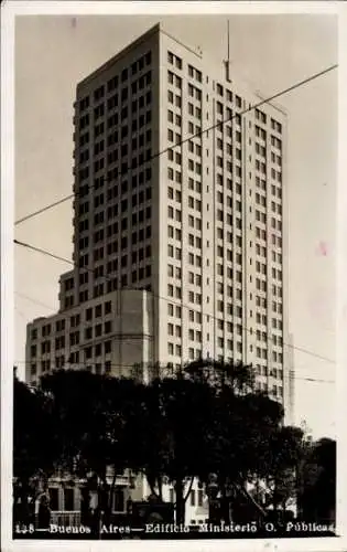 Ak Buenos Aires Argentinien, Edificio Ministerio O. Publicas