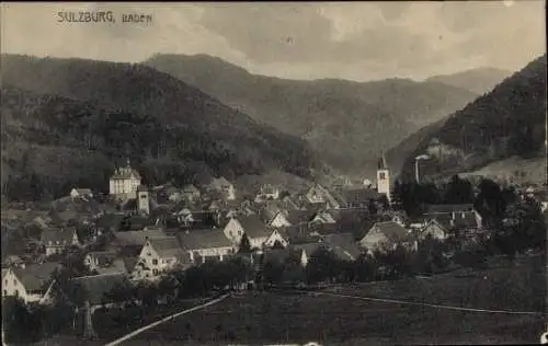 Ak Laufen Sulzburg im Schwarzwald, Gesamtansicht