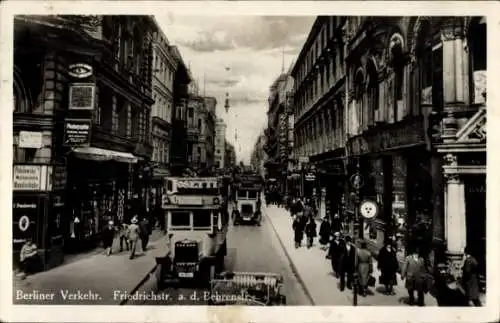 Ak Berlin Mitte, Friedrichstraße, Behrenstraße