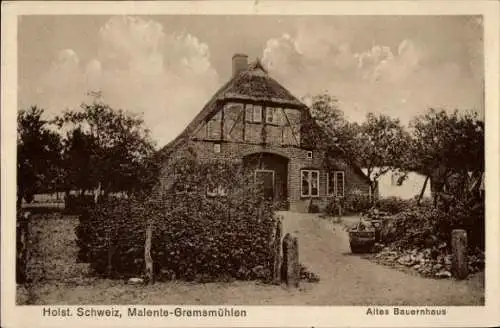 Ak Gremsmühlen Malente in Ostholstein, Altes Bauernhaus