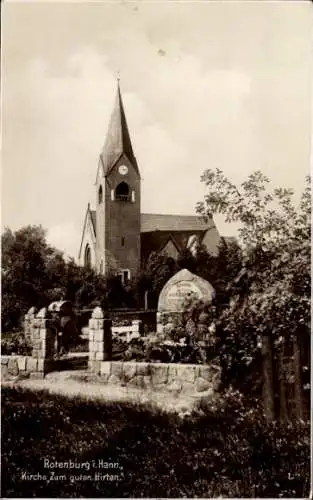 Ak Rotenburg in Hannover Rotenburg an der Wümme, Kirche zum guten Hirten