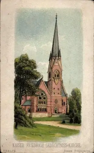 Ak Berlin Tiergarten, Kaiser Friedrich Gedächtniskirche, Hoffmann's Stärke