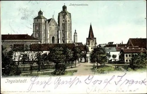 Ak Ingolstadt an der Donau Oberbayern, Liebfrauenkirche