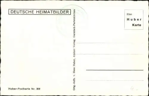 Ak Garmisch Partenkirchen in Oberbayern, Kreuzeckhaus, Adolf Zoeppritz Haus