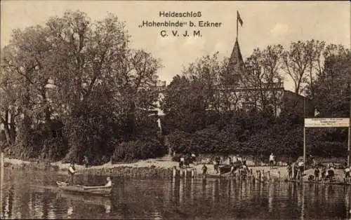 Ak Hohenbinde Erkner im Kreis Oder Spree, Heideschloss