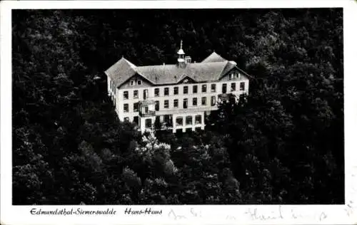 Ak Edmundstal Siemerswalde Geesthacht an der Elbe, Hans-Haus