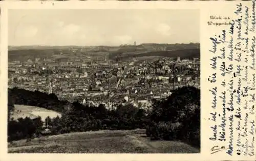 Ak Wuppertal, Wuppertal, Panorama