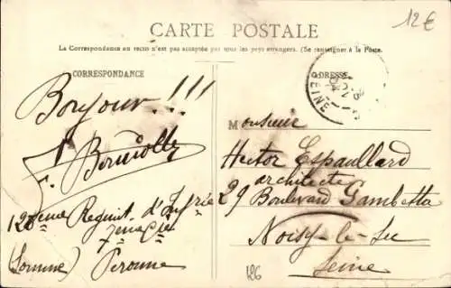 Ak Péronne Somme, Kanal