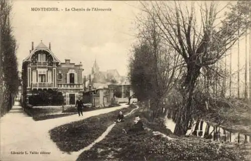 Ak Montdidier Somme, Chemin de l'Abreuvoir