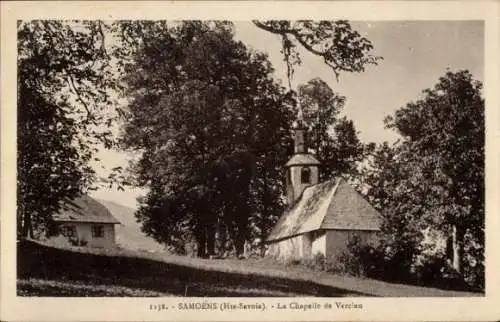 Ak Samoëns Haute Savoie, Chapelle de Verclan