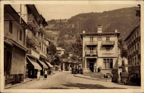 Ak Saint Gervais les Bains Haute Savoie, Place, Hotel de la Poste