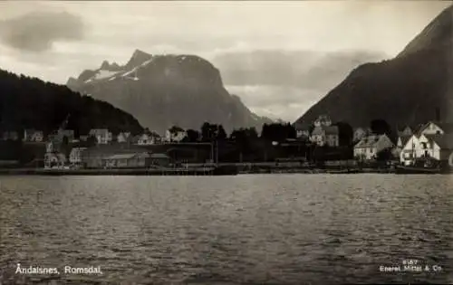 Ak Aandalsnes Romsdalen Norwegen, Panorama