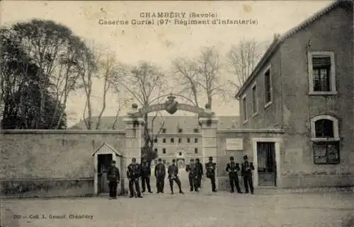 Ak Chambéry Savoie, Caserne Gurial, 97 Regiment d'Infanterie