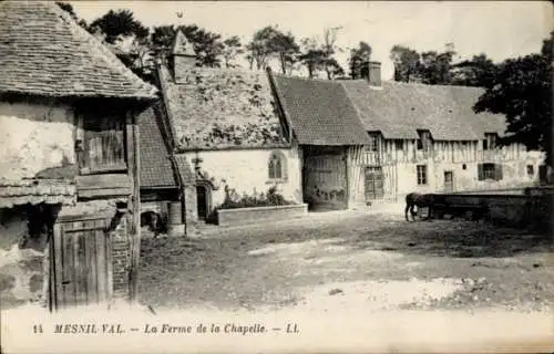 Ak Mesnil Val Seine Maritime, Ferme de la Chapelle