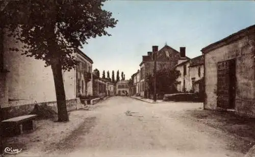 Ak Brizambourg Charente Maritime, Ortszentrum