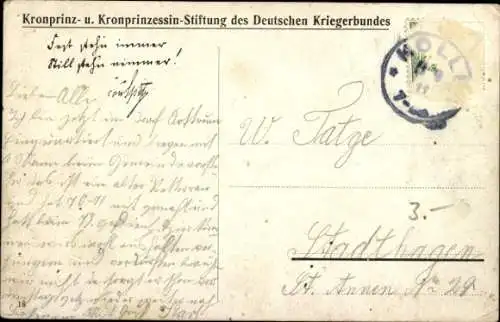 Künstler Ak Knötel, R., Infanterie im Gefecht, Deutscher Kriegerbund