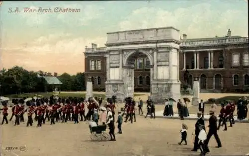 Ak Chatham Kent England, SA Kriegsarch
