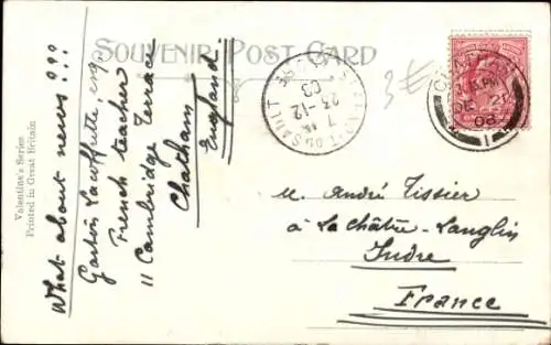 Ak Chatham Kent England, SA Kriegsarch