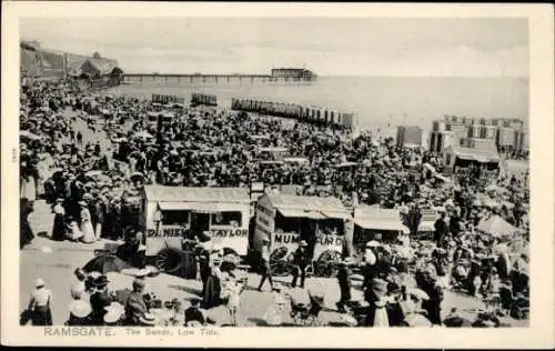 Ak Ramsgate Kent England, Sands, Ebbe