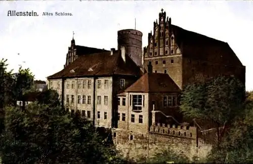 Ak Olsztyn Allenstein Ostpreußen, Altes Schloss