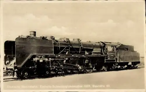 Ak Deutsche Reichsbahn, Einheits Schnellzug Lokomotive 1934, Baureihe 03