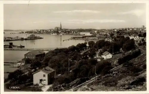 Ak Lysekil Schweden, Gesamtansicht