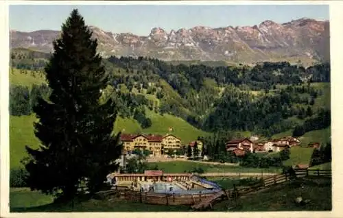 Ak Egga Churwalden Arosa Kt. Graubünden, Hotel Couronne