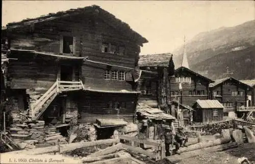 Ak Zermatt Kanton Wallis Schweiz, Chalets