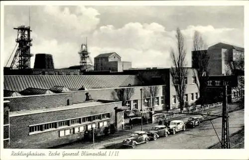 Ak Recklinghausen im Ruhrgebiet, Zeche General Blumenthal I/II