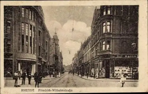 Ak Rheydt Mönchengladbach am Niederrhein, Friedrich Wilhelm Straße, Geschäfte