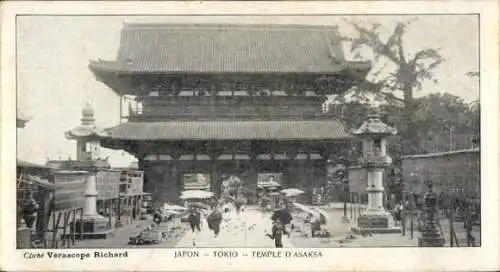 Ak Tokyo Tokio Japan, Temple d'Asaksa