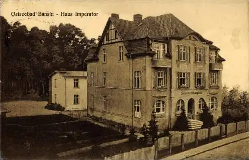 Ak Ostseebad Bansin Heringsdorf auf Usedom, Haus Imperator