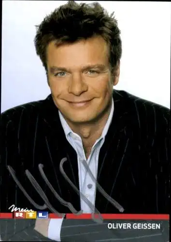 Ak Schauspieler Oliver Geissen, Portrait, Autogramm