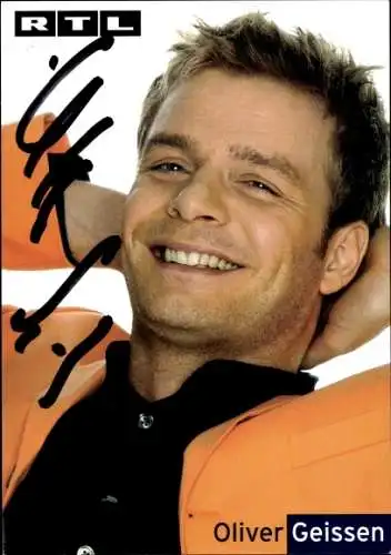 Ak Schauspieler Oliver Geissen, Portrait, Autogramm