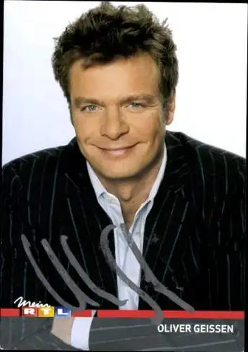 Ak Schauspieler Oliver Geissen, Portrait, Autogramm