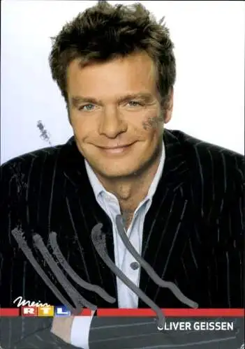Ak Schauspieler Oliver Geissen, Portrait, Autogramm